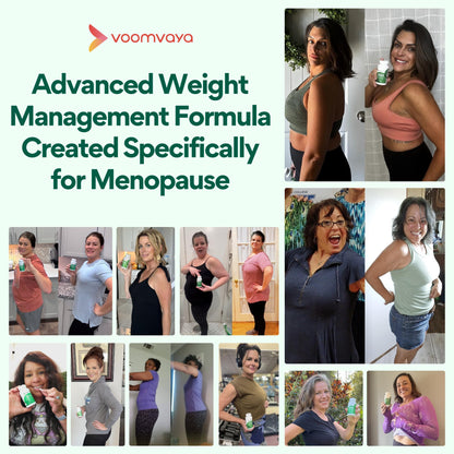 VoomVaya MenoSlim Advanced Menopause Weight Loss for Women – Menopause & Perimenopause Supplement for Women – Supports Healthy Metabolism & Overall Wellness – 60 Capsules - Maple Wellness Supplements