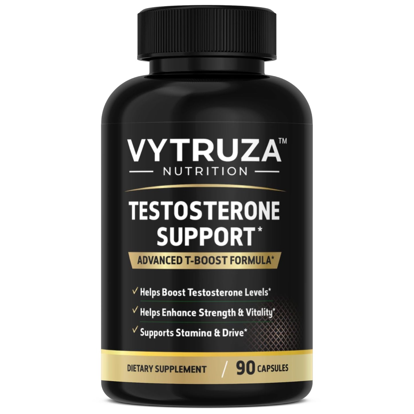 VYTRUZA Nutrition Advanced T-Boost Formula Test Support Capsules, Premium Ingredients, Energy, Strength Support Supplement for Men, 90 Capsules - Maple Wellness Supplements