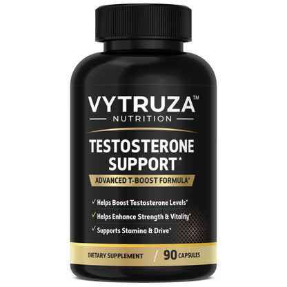 VYTRUZA Nutrition Advanced T-Boost Formula Test Support Capsules, Premium Ingredients, Energy, Strength Support Supplement for Men, 90 Capsules - Maple Wellness Supplements