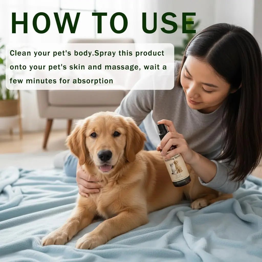 Wanciment NUVON Postbiotic Spray - Hot Spot Treatment for Dogs & Cats - Helps Alleviate Sensitive Skin, Scratching, and Licking of Coat - 3.38 fl oz - Maple Wellness Supplements