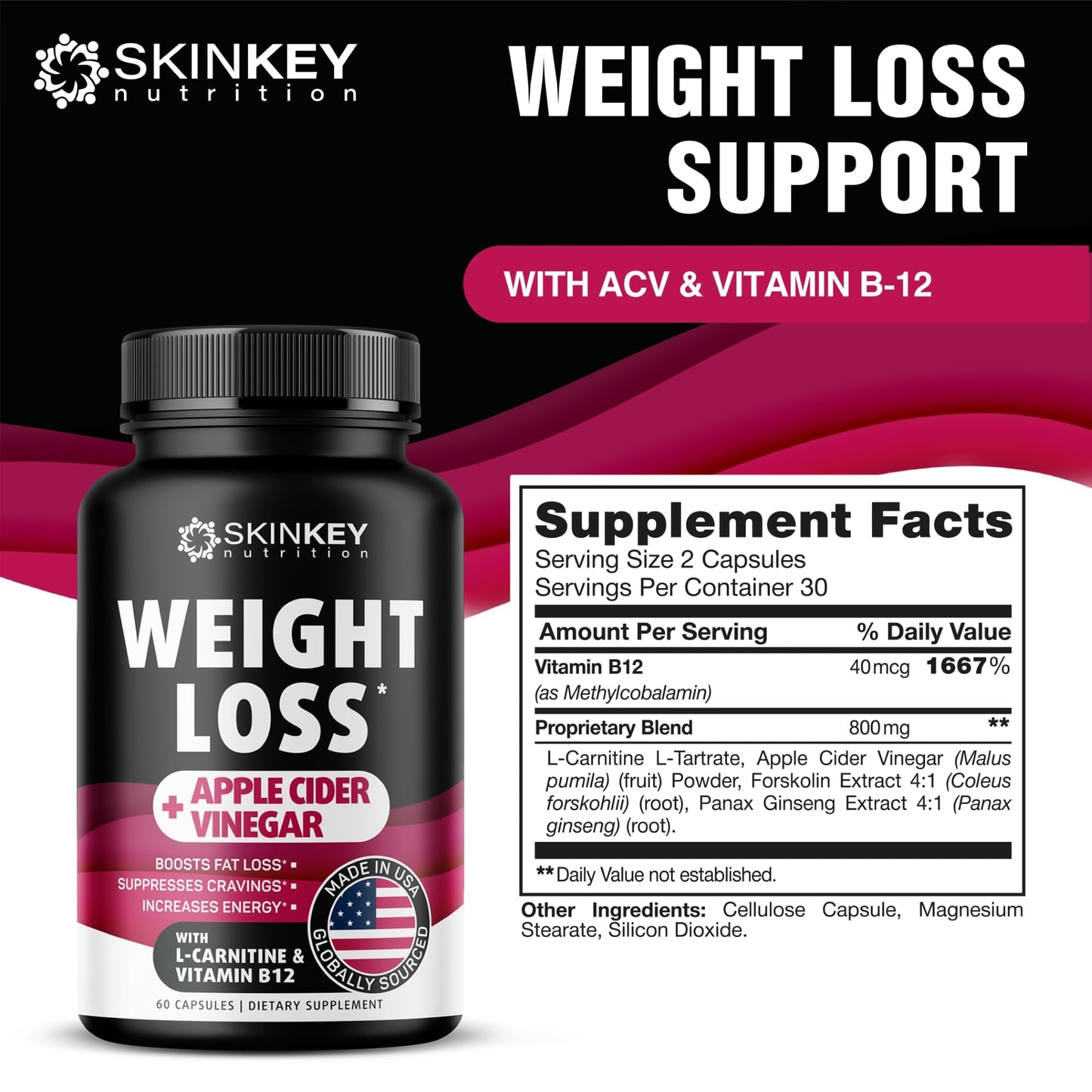 Weight Loss Pills for Women - Fat Burner Diet That Work Fast & Men Made in USA - Maple Wellness Supplements