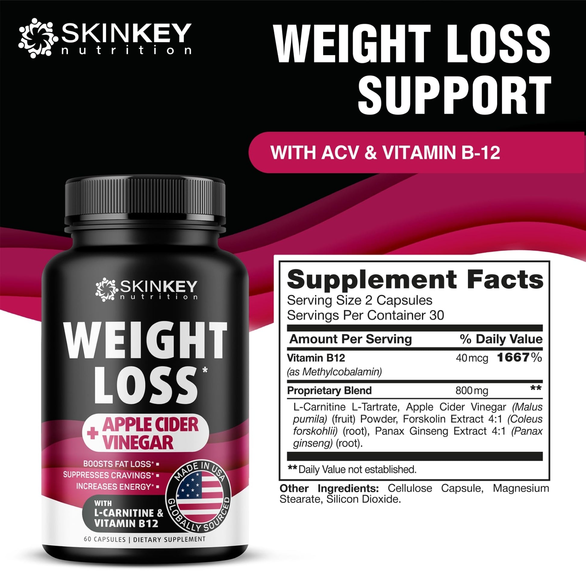 Weight Loss Pills for Women - Fat Burner Diet That Work Fast & Men Made in USA - Maple Wellness Supplements