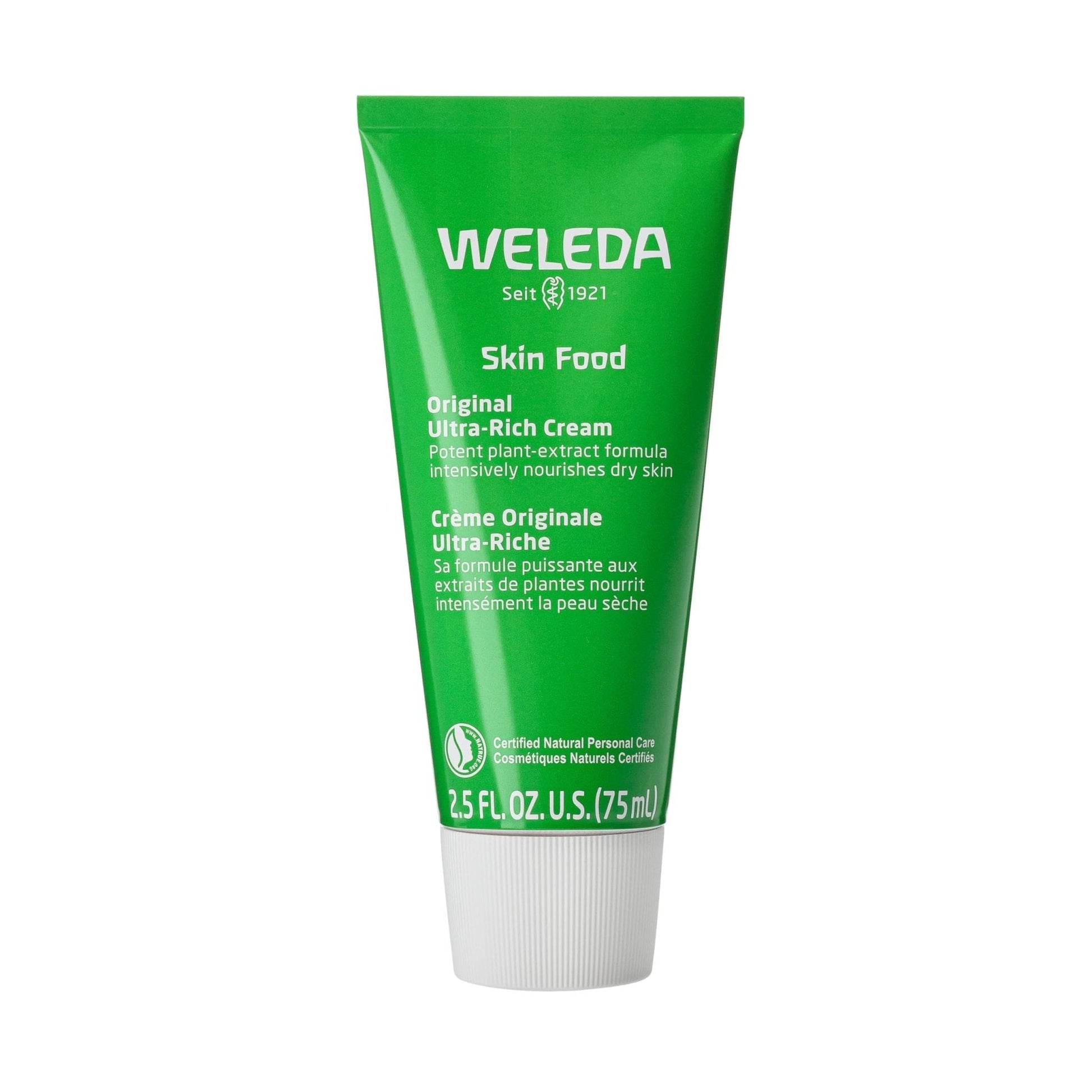 Weleda Skin Food Original Ultra-Rich Body Cream 2.5 Fluid Ounce, Plant Rich Hydrating Moisturizer with Pansy - Maple Wellness Supplements