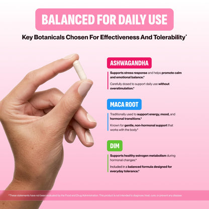 Wellanova Hormone Harmony for Women – Natural Hormonal Balance Support for Menopause & Perimenopause – Hot Flashes, Mood Swings, Cravings, Bloating Relief – 60 Capsules - Maple Wellness Supplements