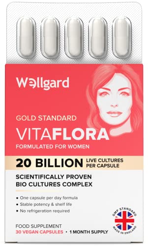 Wellgard Vitaflora Probiotics for Women - Scientifically Proven Bio Cultures for Women’s - Maple Wellness Supplements