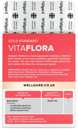 Wellgard Vitaflora Probiotics for Women - Scientifically Proven Bio Cultures for Women’s - Maple Wellness Supplements