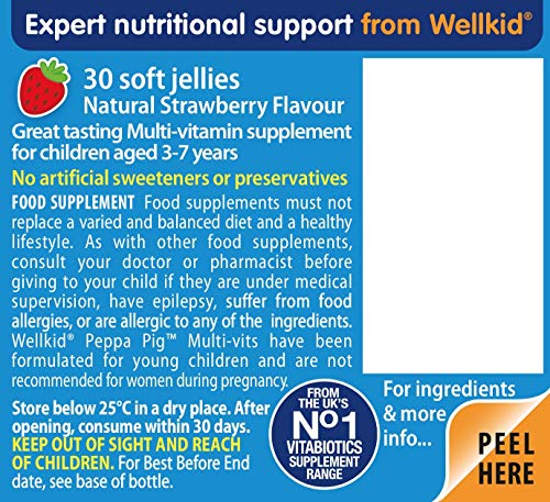 Wellkid Peppa Pig Chewable Gummy Vitamins by Vitabiotics - UK's No. 1 Vitamin Company - Maple Wellness Supplements