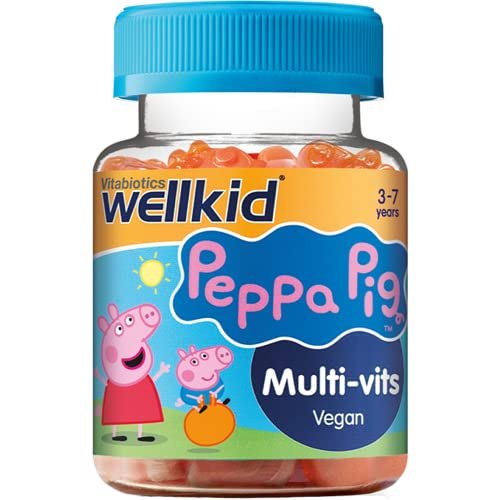 Wellkid Peppa Pig Chewable Gummy Vitamins by Vitabiotics - UK's No. 1 Vitamin Company - Maple Wellness Supplements