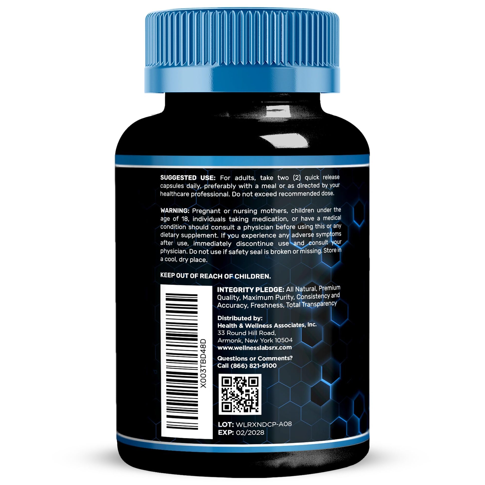 Wellness LABSRX Liposomal NAD Supplement, 1500mg - USA Made, NAD Resveratrol Supplement for Women and Men, NAD+ Support Cellular Health - Maple Wellness Supplements