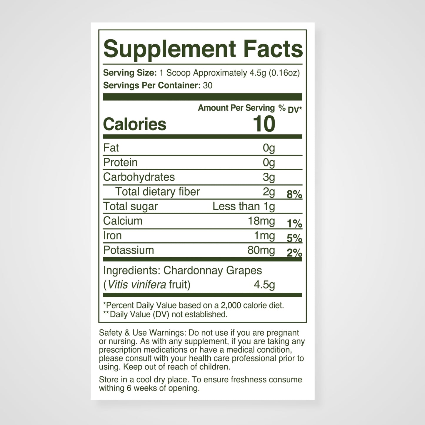 WellVine Premium Smart Prebiotic Gut Health Supplement Powder for Men & Women | Digestive Support & Gut Health With 100% Upcycled Chardonnay Grapes | Plant-Based - Maple Wellness Supplements