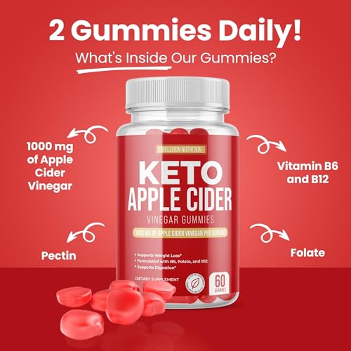 Wellvion Keto ACV Gummies for Weight Loss Support - Advanced Formula (1000mg) - Maple Wellness Supplements