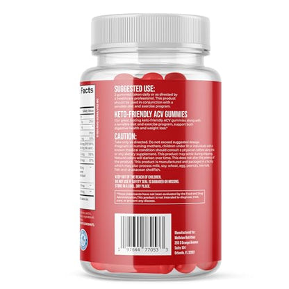 Wellvion Keto ACV Gummies for Weight Loss Support - Advanced Formula (1000mg) - Maple Wellness Supplements