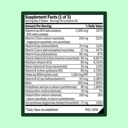 WellWithAll Women’s Multivitamin | Daily Supplement with Essential Vitamins, Minerals & Iron | Supports Immunity, Heart Health, Bone Health, Energy & Mood | Major Allergen - Free | 60 Tablets - Maple Wellness Supplements
