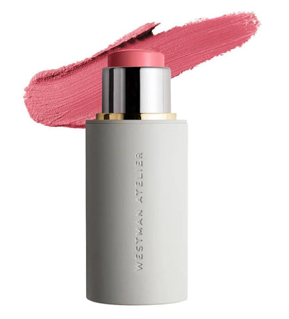 Westmans Atelier Multi-Purpose Cream Blush Stick, Hydrating Formula for Cheeks and Lips, 0.31 Ounce Dou Dou - warm rose - Maple Wellness Supplements