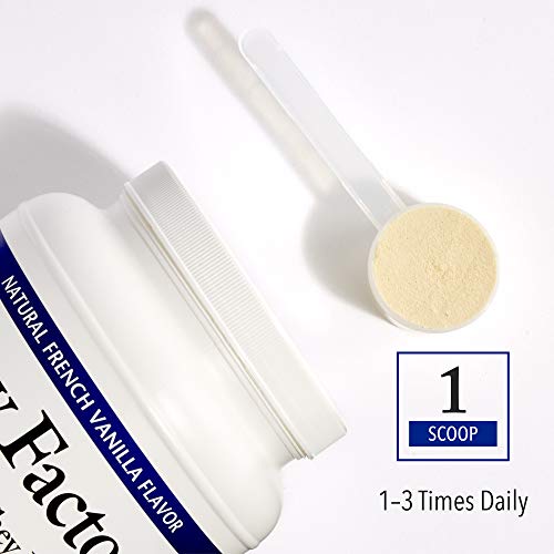 Whey Factors by Natural Factors, Grass Fed Whey Protein Concentrate, Aids Muscle - Maple Wellness Supplements