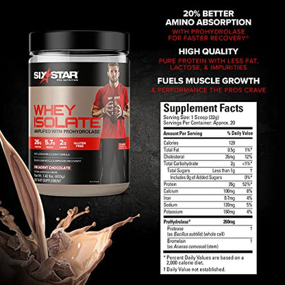 Whey Protein Isolate Six Star 100% Whey Isolate Protein Powder Whey Protein Powder - Maple Wellness Supplements