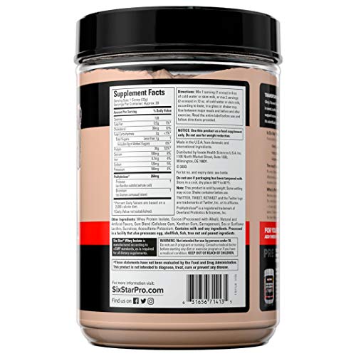 Whey Protein Isolate Six Star 100% Whey Isolate Protein Powder Whey Protein Powder - Maple Wellness Supplements