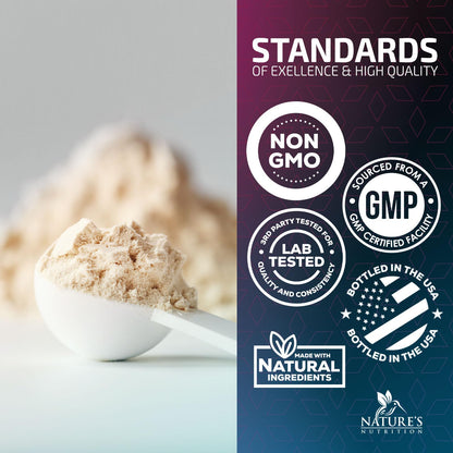 Whey Protein Powder 26g - Vanilla Ice Cream Whey Isolate Protein for Muscle Growth - Maple Wellness Supplements
