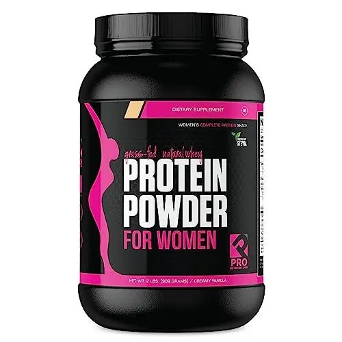 Whey Protein Powder for Women - Supports Lean Muscle - Low Carb - Gluten Free - Grass Fed & rBGH Hormone Free (Creamy Vanilla, 2 lb) - Maple Wellness Supplements