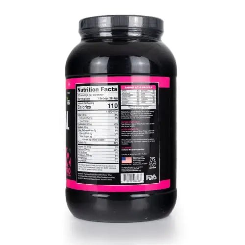 Whey Protein Powder for Women - Supports Lean Muscle - Low Carb - Gluten Free - Grass Fed & rBGH Hormone Free (Creamy Vanilla, 2 lb) - Maple Wellness Supplements