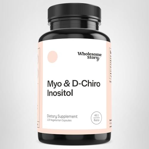 Wholesome Story Myo-Inositol & D-Chiro Inositol Supplement for Women | Fertility Supplements for Hormonal Balance & Ovarian Health Support - Maple Wellness Supplements
