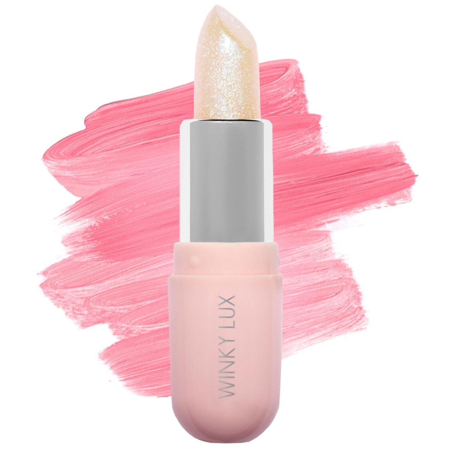 Winky Lux Unicorn Glimmer Balm -Hydrating ph Lip Balm, Natural Pink Tint with pH Color Changing, Moisturize & Soften Lips While Leaving Sheer Pink Tint, with Vanilla Scent - Maple Wellness Supplements