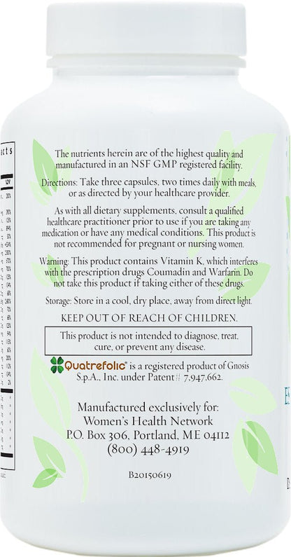Women's Health Network Essential Nutrients – Daily Multivitamin for Energy, Healthy Aging & Immune Support, Folate as Quatrefolic®, a Patented Natural Form of 5-MTHF - Maple Wellness Supplements