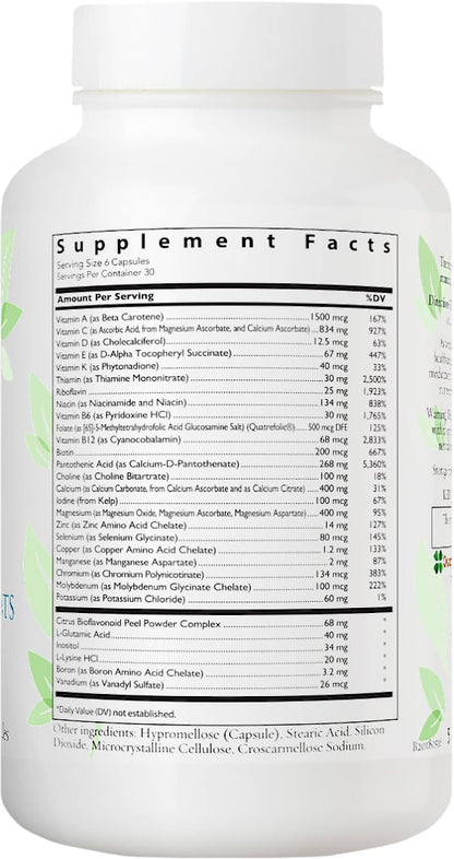 Women's Health Network Essential Nutrients – Daily Multivitamin for Energy, Healthy Aging & Immune Support, Folate as Quatrefolic®, a Patented Natural Form of 5-MTHF - Maple Wellness Supplements