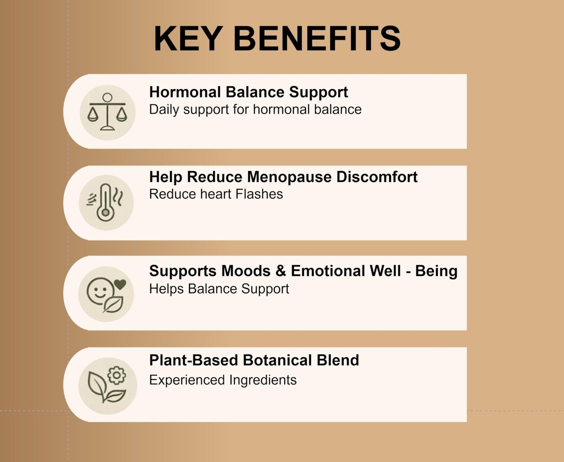Women’s Hormonal Balance Supplement – Menopause & PMS Support – Mood, Energy & Cycle Regulation – Botanical Formula – 60 Capsules - Maple Wellness Supplements