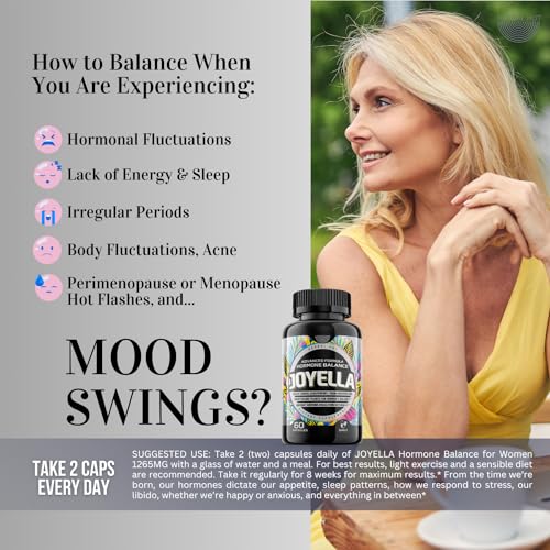 Womens Hormone Balance Supplement for Mood Swings, Hot Flashes Menopause Relief - Maple Wellness Supplements