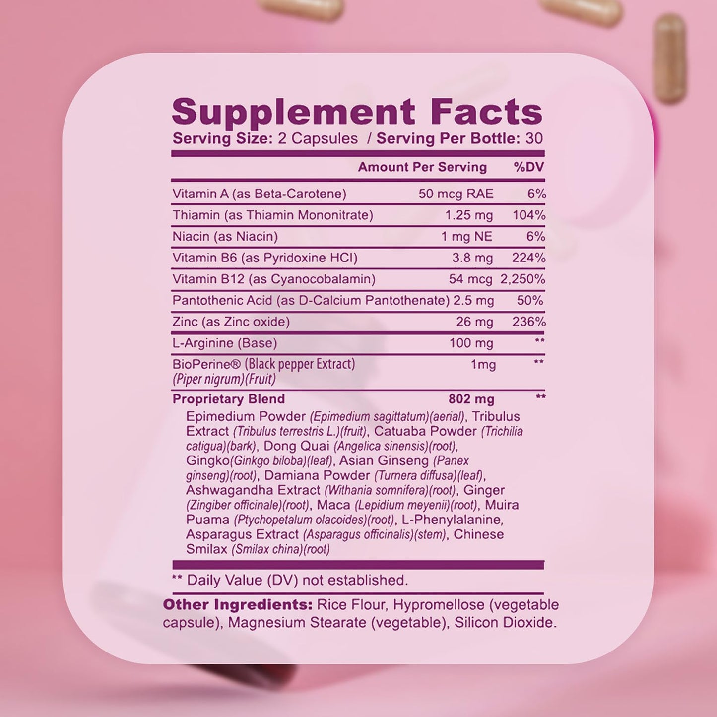 Women's Hormone Balance Supplement - Natural Support for Hormonal Balance, Energy Boost, Mood Swings, Hot Flashes, Menopausal Balance - 60 Capsules - Maple Wellness Supplements