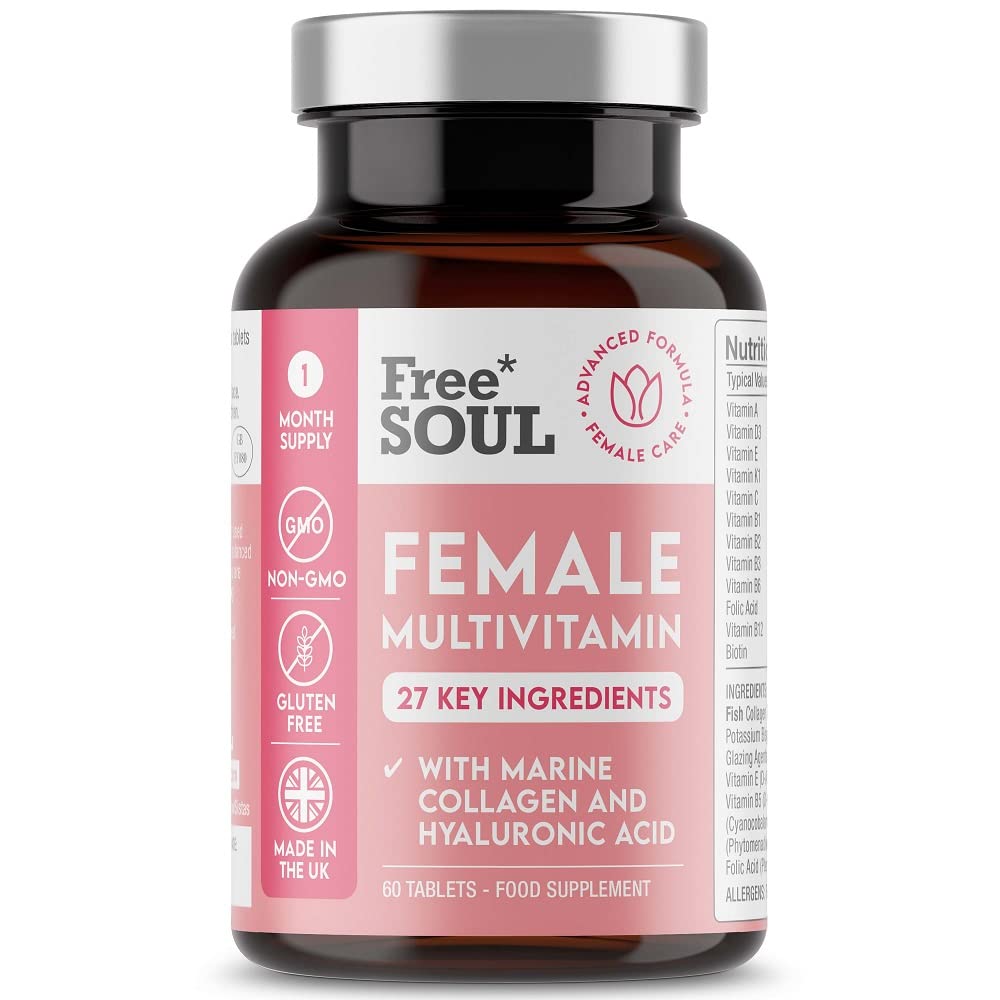 Women's Multivitamins and Minerals with Collagen & Hyaluronic Acid - 27 Essential - Maple Wellness Supplements