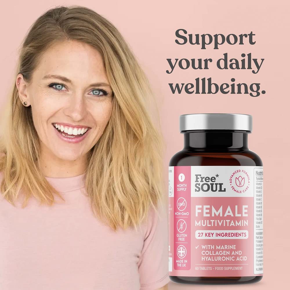 Women's Multivitamins and Minerals with Collagen & Hyaluronic Acid - 27 Essential - Maple Wellness Supplements
