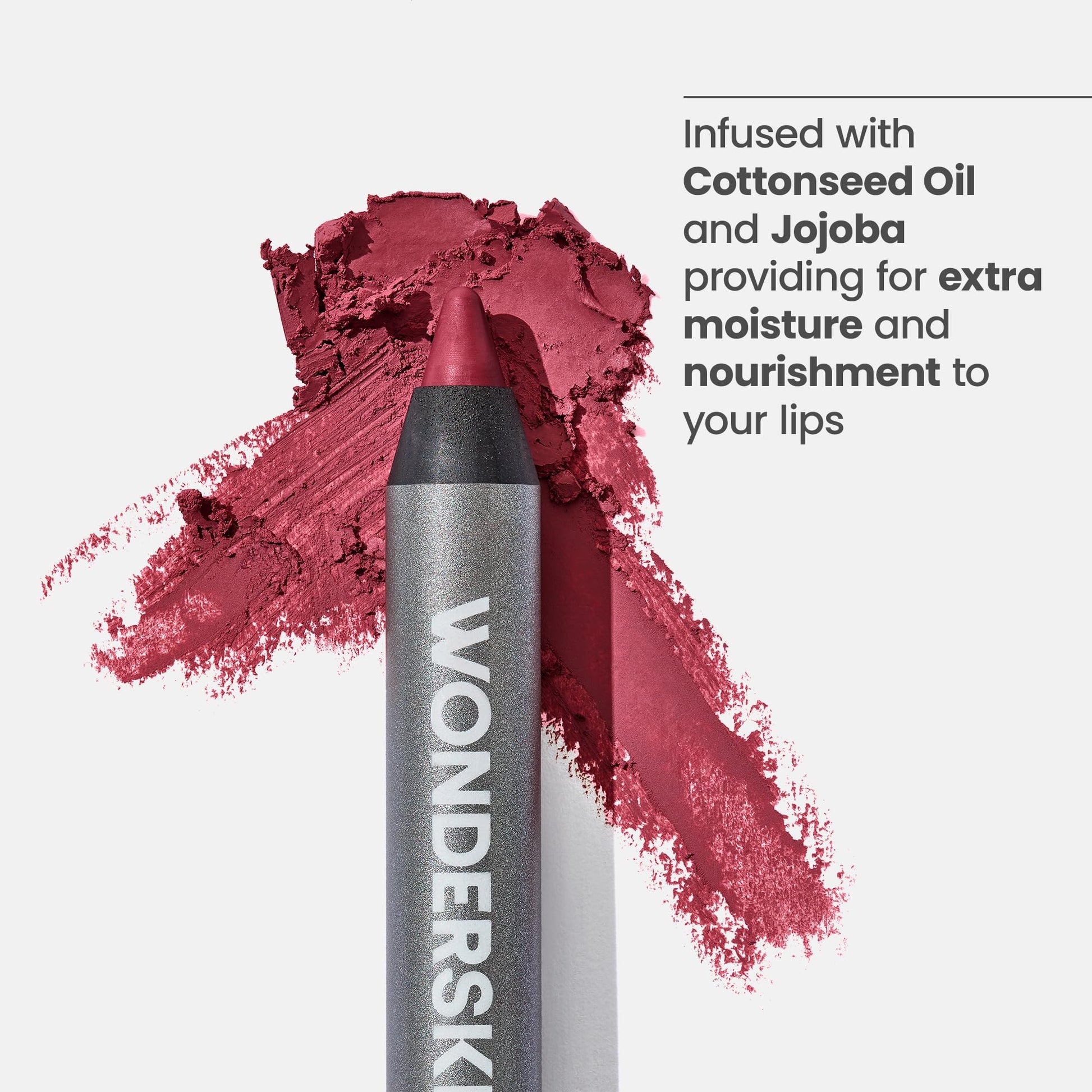 Wonderskin Lipliner Pencil - 360 Contour Lipliner, Long Lasting, Sharpenable, Waterproof and Transfer-Proof Nude Lip Liner Pencil (Rosewood) - Maple Wellness Supplements