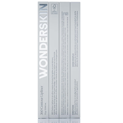 Wonderskin Lipliner Pencil - 360 Contour Lipliner, Long Lasting, Sharpenable, Waterproof and Transfer-Proof Nude Lip Liner Pencil (Rosewood) - Maple Wellness Supplements