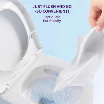 Wowday Flushable Hemorrhoid Wipes | Maximum Strength Witch Hazel Wipes | 56 Count Fragrance Free Adult Hemorrhoids Medicated Witch Hazels Wipe for Butt Hemorrhoidal Itch - Maple Wellness Supplements
