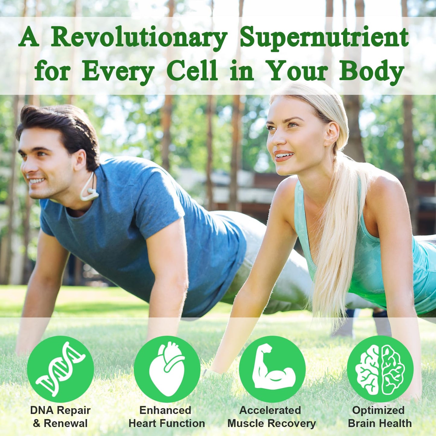 XINSZLIN NAD Supplement, NAD Nicotinamide Riboside Resveratrol 910mg, High Purity NAD Supplement for Healthy Cellular Function, Supports NAD Levels Healthy Skin Aging Dietary Supplement 120 Capsules - Maple Wellness Supplements