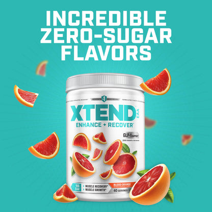 Xtend EAA + BCAA Powder for Muscle Recovery & Lean Muscle Growth, 9 Essential Amino Acids for Intra Workout or Post Workout Recovery, 10g EAAs Per 2 Servings - Maple Wellness Supplements