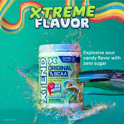 Xtend Original BCAA Powder, 7g BCAAs and 2.5g L-Glutamine for Muscle Recovery, Hydration, and Lean Muscle, Sugar Free Intra and Post Workout Drink, - Maple Wellness Supplements
