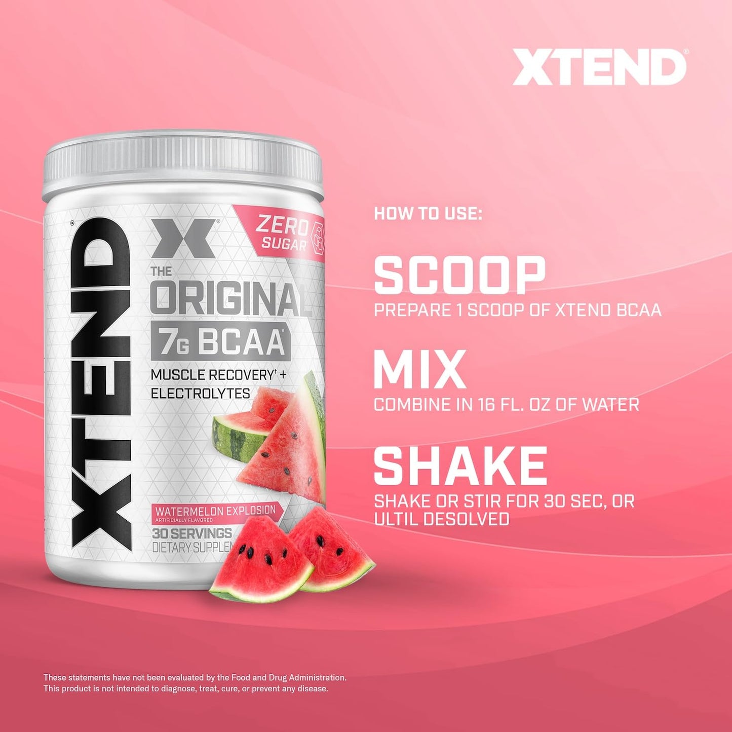 Xtend Original BCAA Powder, 7g BCAAs and 2.5g L-Glutamine for Muscle Recovery Hydration and Lean Muscle, Sugar Free Intra and Post Workout Drink with Electrolytes - Maple Wellness Supplements