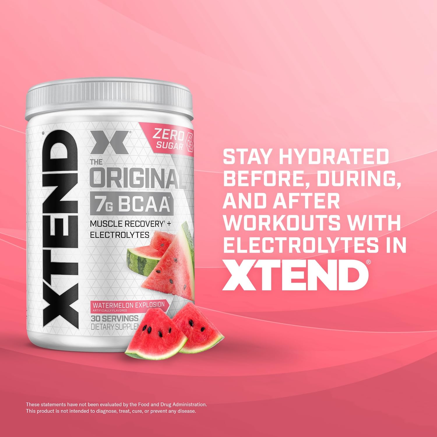 Xtend Original BCAA Powder, 7g BCAAs and 2.5g L-Glutamine for Muscle Recovery Hydration and Lean Muscle, Sugar Free Intra and Post Workout Drink with Electrolytes - Maple Wellness Supplements