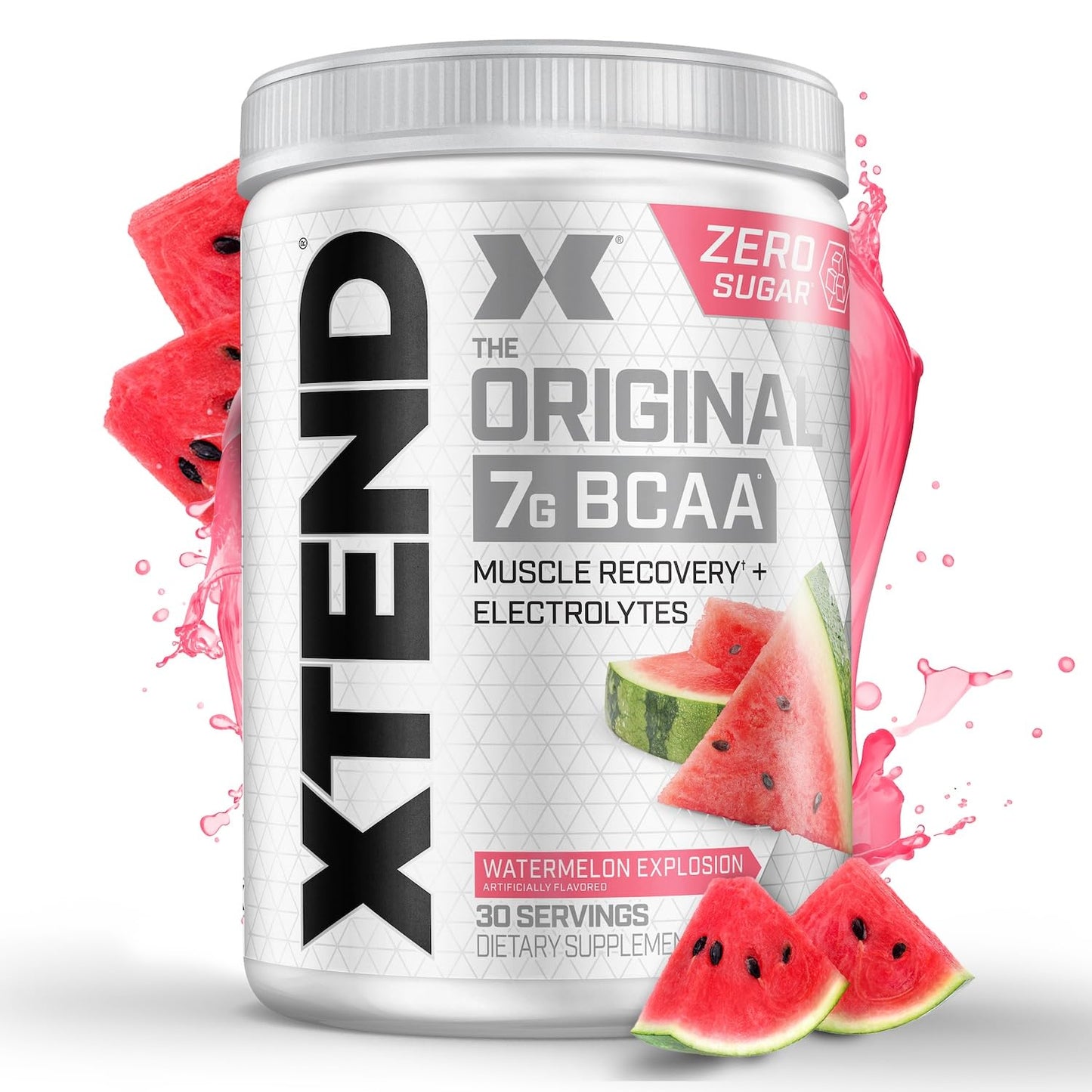 Xtend Original BCAA Powder, 7g BCAAs and 2.5g L-Glutamine for Muscle Recovery Hydration and Lean Muscle, Sugar Free Intra and Post Workout Drink with Electrolytes - Maple Wellness Supplements