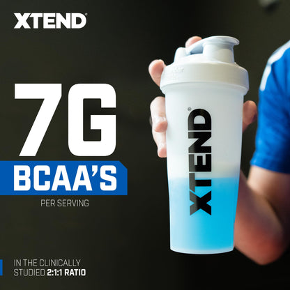 XTEND Sport BCAA Powder Blue Raspberry Ice - Electrolyte Powder for Recovery & Hydration with Amino Acids - 30 Servings - Maple Wellness Supplements