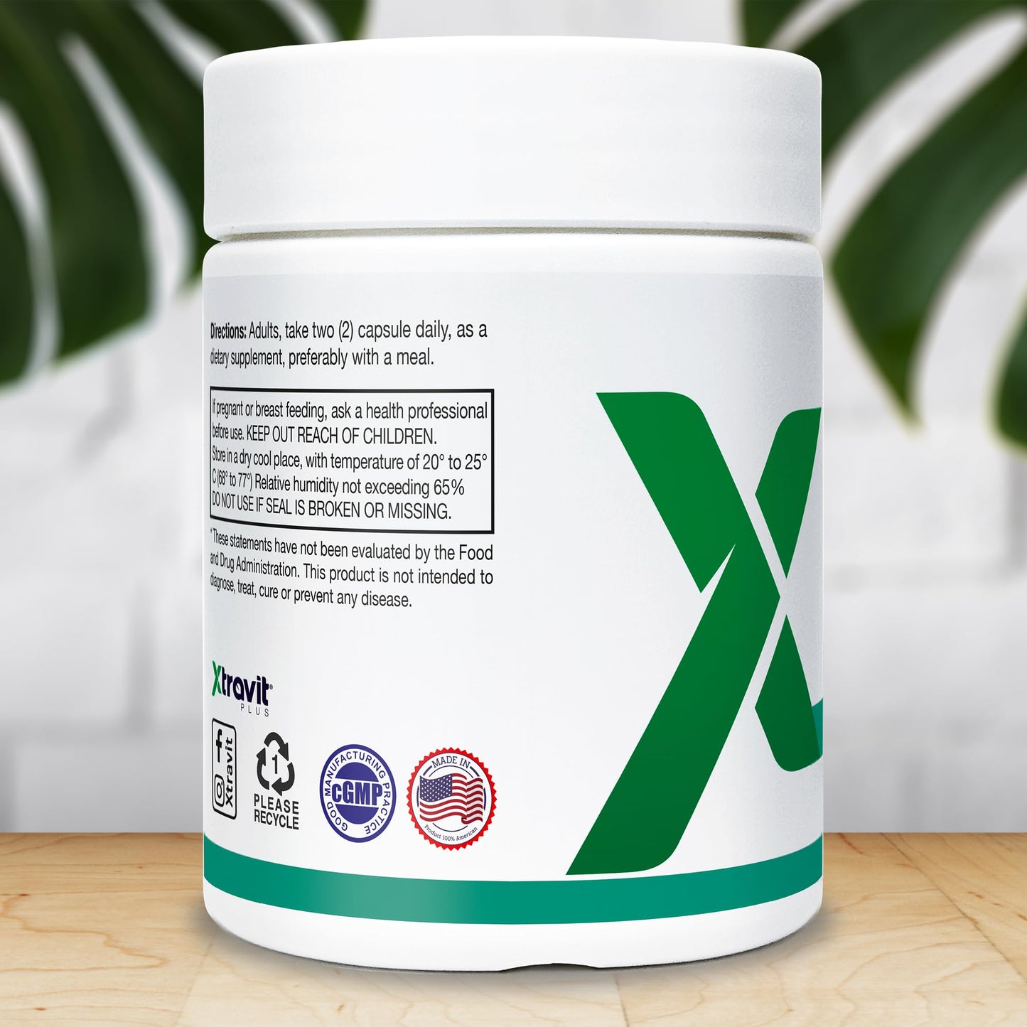 Xtravit Zinc Plus Vitamin C + D3 Supplement – Natural Immune Defense Supplements for Men & Women - May Support Skin, Energy, Bones, & Overall Wellness - Non-GMO, Gluten-Free, No Fillers, 60 Capsules - Maple Wellness Supplements