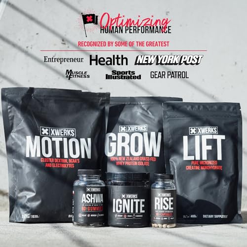 Xwerks Grow 100% New Zealand Grass-Fed Whey Protein - 25g of Pure Isolate Protein - Maple Wellness Supplements