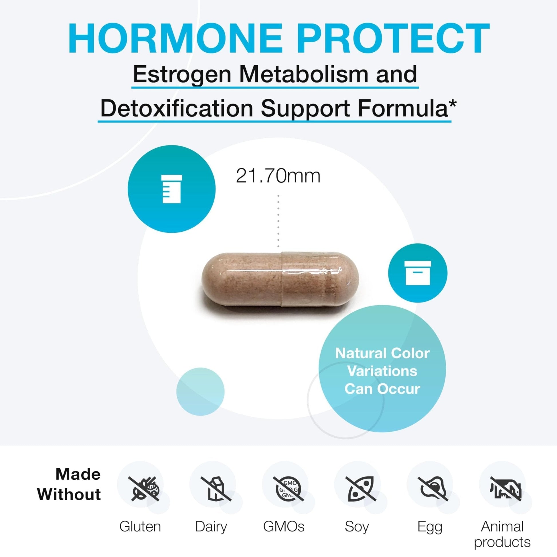 XYMOGEN Hormone Protect - Dim Supplements for Women with Glucoraphanin from Broccoli Extract - Promote Detoxification, Balance & Protect Estrogen Sensitive Tissues in The Breast & More (60 Capsules) - Maple Wellness Supplements