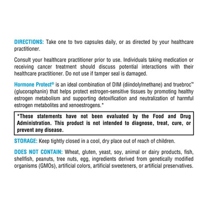 XYMOGEN Hormone Protect - Dim Supplements for Women with Glucoraphanin from Broccoli Extract - Promote Detoxification, Balance & Protect Estrogen Sensitive Tissues in The Breast & More (60 Capsules) - Maple Wellness Supplements