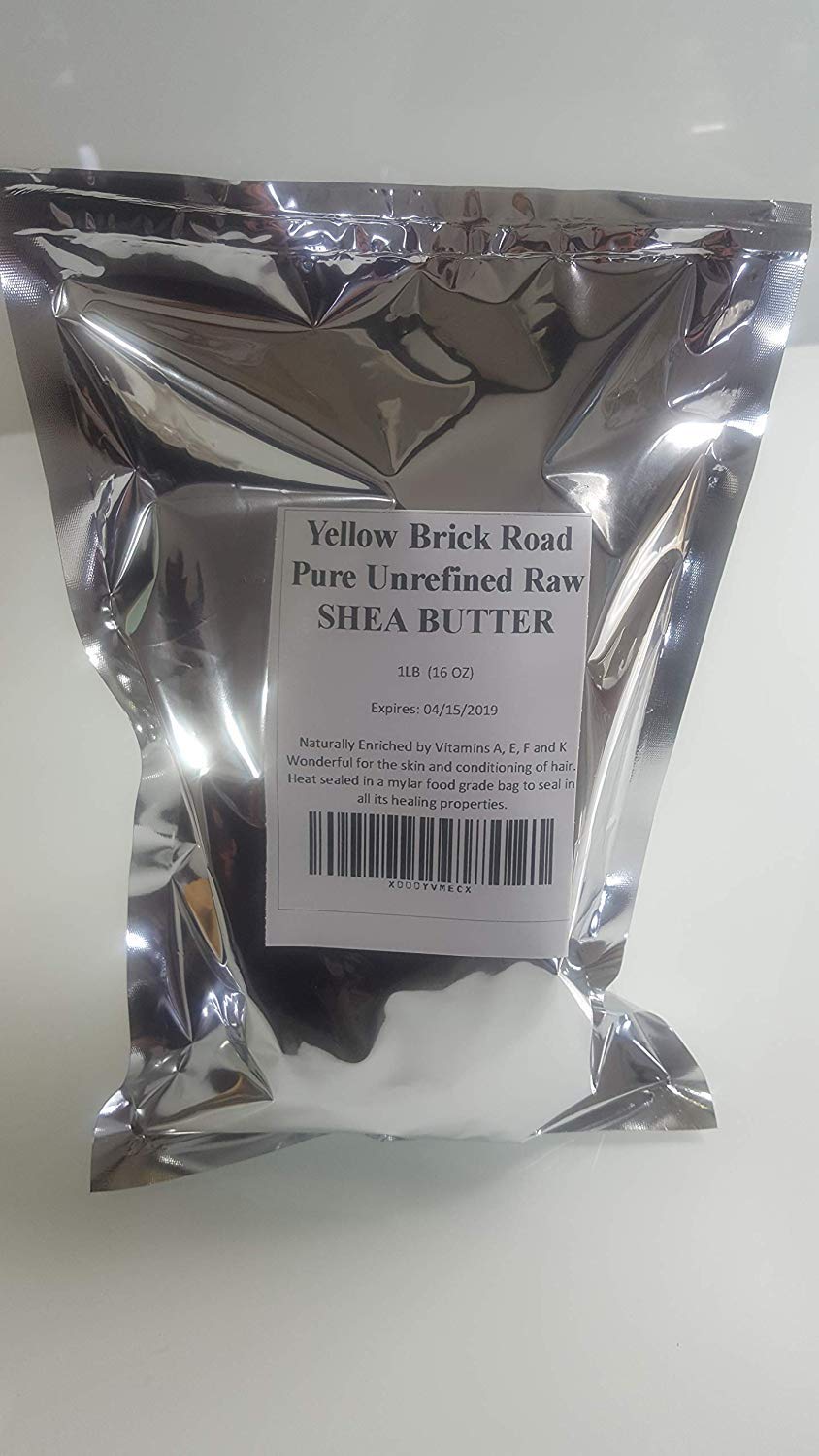 Yellow Brick Road 100% Raw Unrefined Shea Butter-African Grade a Ivory 1 Pound (16oz)… - Maple Wellness Supplements