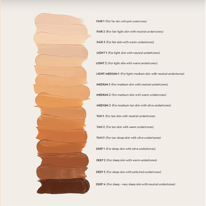 YENSA Serum Foundation Makeup - Super Silk Full Coverage Foundation Enriched with Peptides, Vitamin C & Ferulic Acid to Help Reduce Fine Lines, Wrinkles & Dark Circles - Light 1 (1 oz) - Maple Wellness Supplements