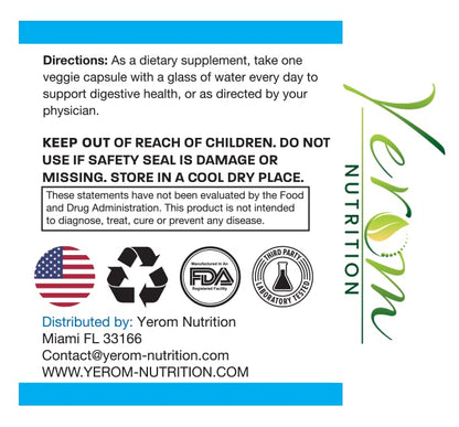 Yerom Nutrition 60 Billions Probiotics - Maple Wellness Supplements